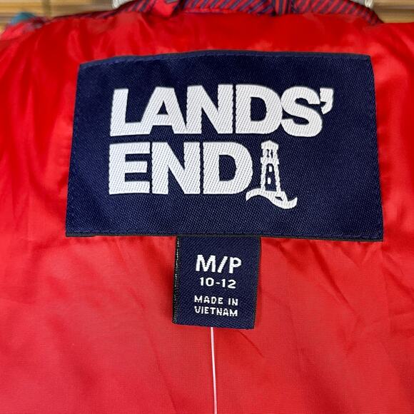 Lands' End NWT Down Filled Puffer Vest size M/P - Picture 7 of 10